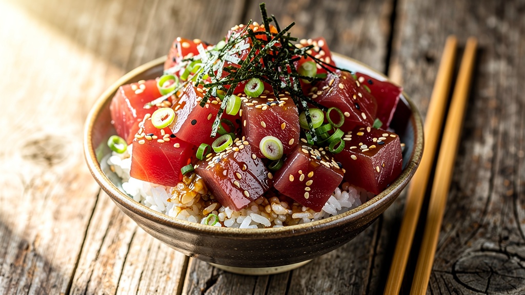 Fresh ahi poke bowl