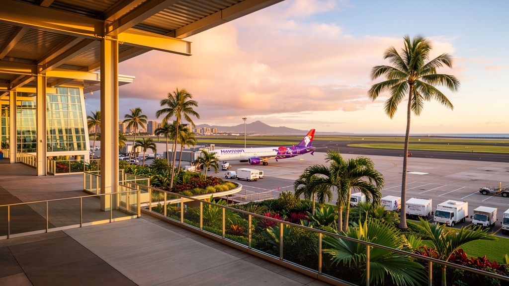 Hawaiian airport terminal